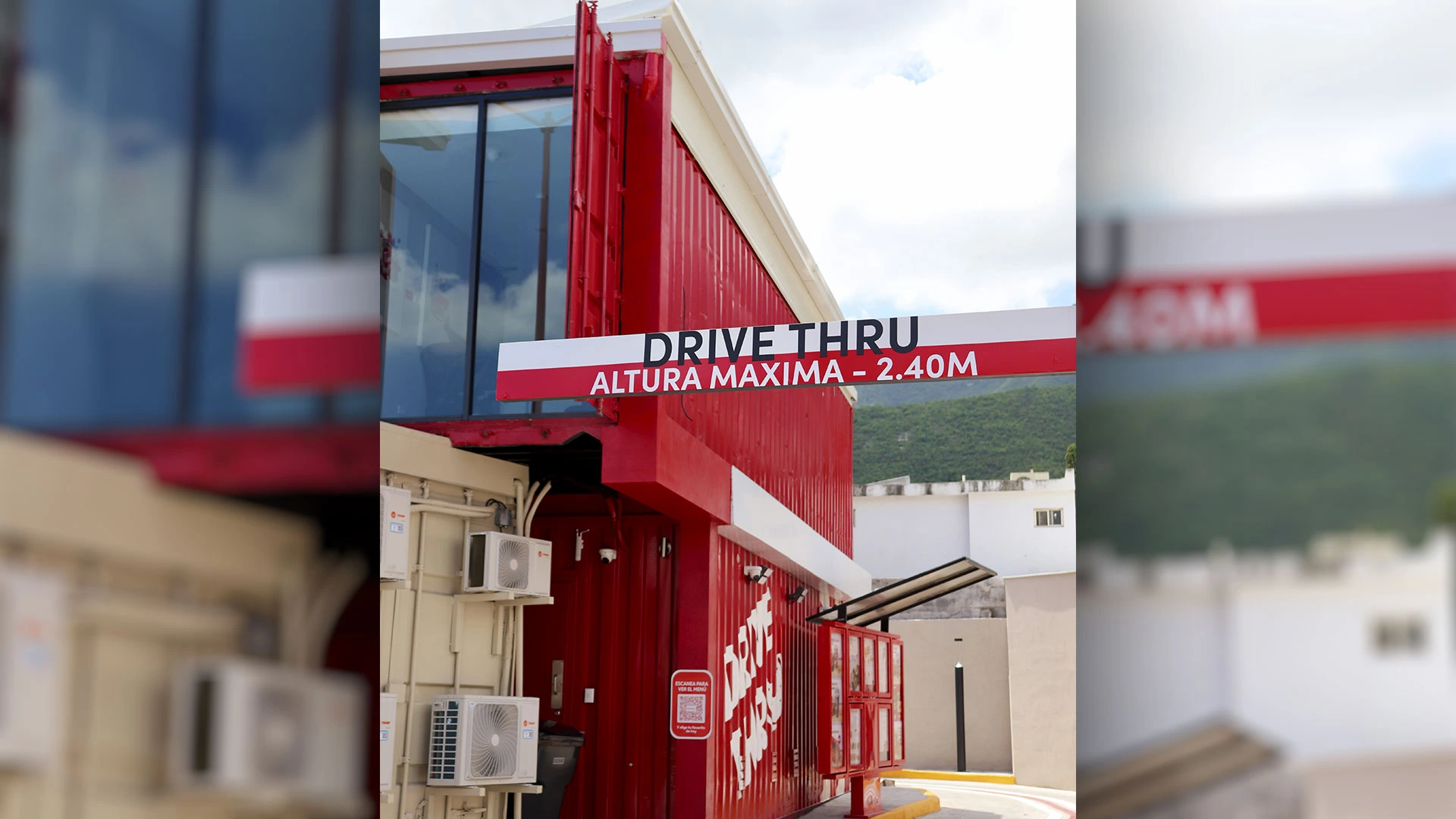 Construcción con Contenedores Comercial - Oscon Monterrey México -Tim Hortons Leones