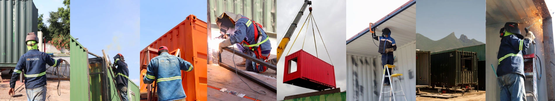 Construcción modular contenedores maritimos Oscon Monterrey, México